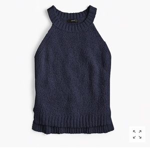 NWT J. Crew Navy Sweater Tank